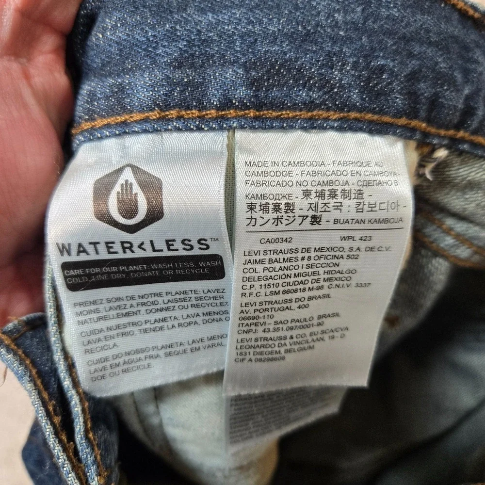 Levis 527 Jeans Mens 29x30 Blue slim Bootcut cotton
